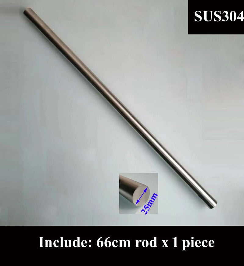 Barre de Douche Coulissante Inox 304 66 cm, Rail et Pièces Détachées
