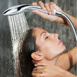 Pommeau de Douche Portable avec Flexible Inox 1,5 m