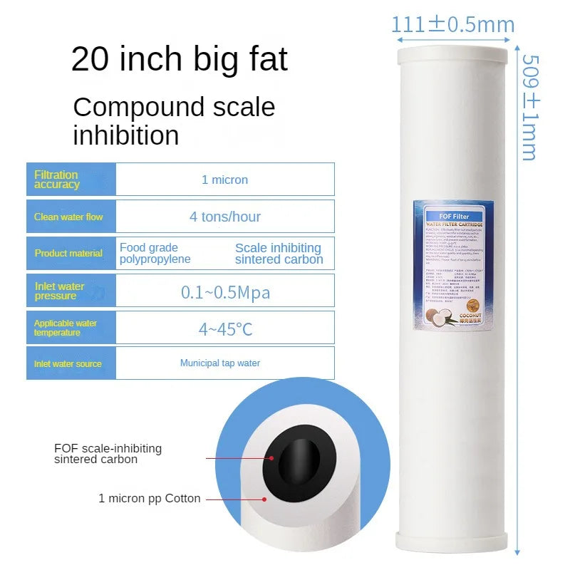 Système de Filtration Toute la Maison, Boîtier 10 ou 20 Pouces
