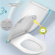Abattant WC Chauffant à Frein de Chute, Ouverture Automatique et Télécommande