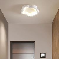 Plafonnier LED Cuisine Forme Organique Noir Blanc
