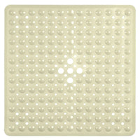 Tapis de Douche Antidérapant Carré à Ventouses 53 x 53 cm