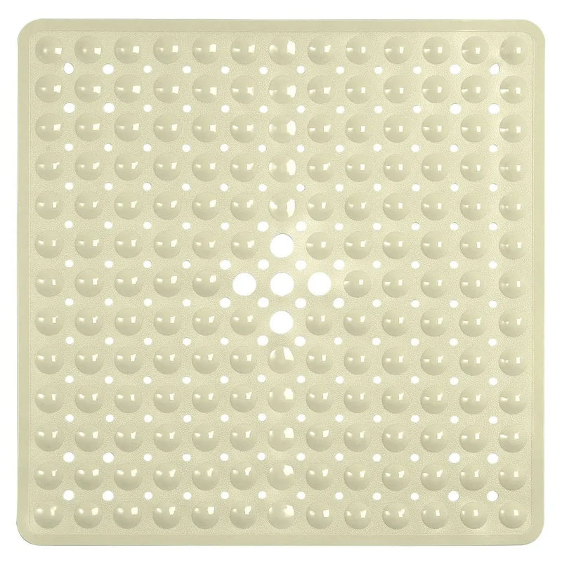 Tapis de Douche Antidérapant Carré à Ventouses 53 x 53 cm