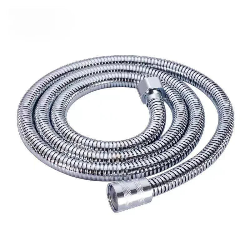 Flexible de Douche Renforcé Noir et Argenté 150-200 cm