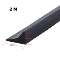 Barrage d'Eau de Douche Silicone Autocollant, 4 Couleurs, 50 à 500 cm