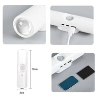 Applique Murale LED Rechargeable à Détecteur de Mouvement, Magnétique, 10 cm