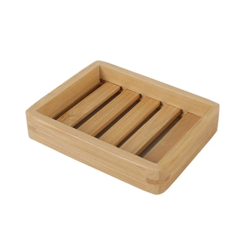 Porte-Savon en Bambou Naturel, 12 Modèles Ronds, Ovales ou Rectangulaires