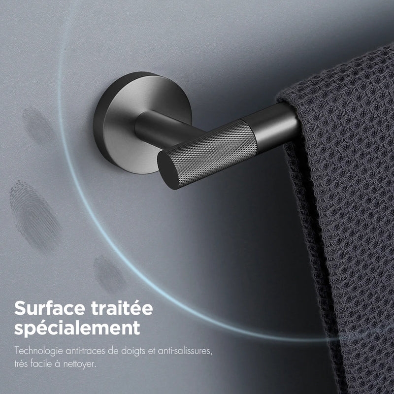 Accessoires Salle de Bain Gris Anthracite à Composer