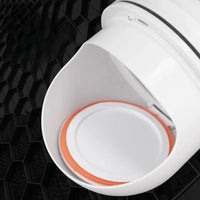 Capuchon d'Évacuation de Hotte Anti-Pluie en PVC Blanc, Pose Intérieure ou Extérieure