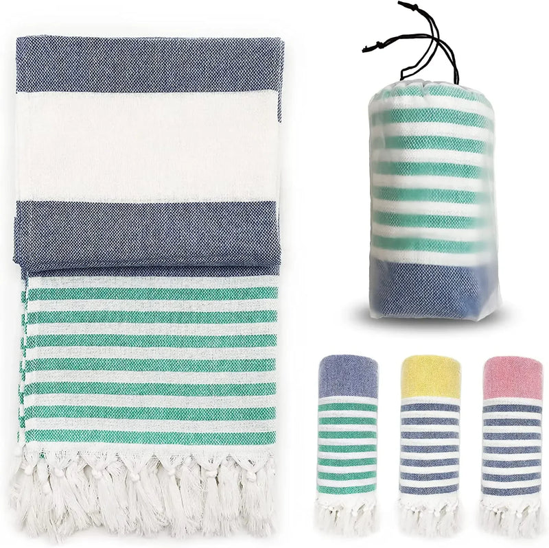 Serviette de Bain et de Plage Turque Sans Sable 99 x 180 cm