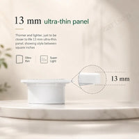 Aérateur Salle de Bain Mural Blanc, Extracteur d'Air en 3 Tailles
