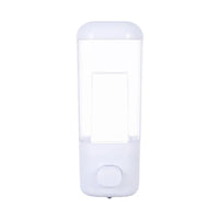 Distributeur de Savon Mural Blanc, Simple 500 ml ou Double 1 000 ml