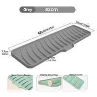 Tapis Égouttoir Silicone pour Évier à Pente Douce, 42 ou 60 cm