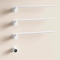 Sèche-Serviette Électrique Encastré 3 ou 4 Barres Rotatives Inox 50 cm