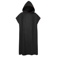 Peignoir Poncho de Bain Adulte à Capuche, Microfibre Séchage Rapide