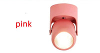 Spot LED Macaron Orientable en Saillie, 4 Coloris, 7 à 24 W