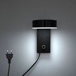 Applique Murale à Brancher LED Orientable 350°, Câble 1,5 m, Noire