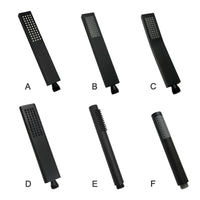 Pommeau de Douche Laiton Noir Mat, Douchettes et Supports à la Pièce
