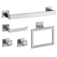 Ensemble Accessoires Salle de Bain Inox Multi-Finitions