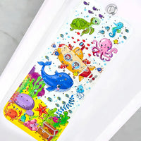 Tapis de Baignoire Antidérapant Extra Long 40 x 100 cm à Ventouses