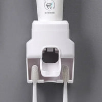 Distributeur de Dentifrice Automatique Mural Sans Perçage, Rose, Blanc ou Bleu