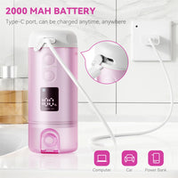 Bidet Portable Électrique Rechargeable USB-C 5 Modes, Réservoir 250 ml
