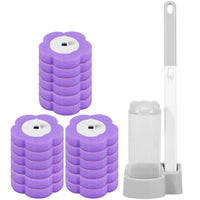Brosse WC Jetable Murale à Têtes Remplaçables
