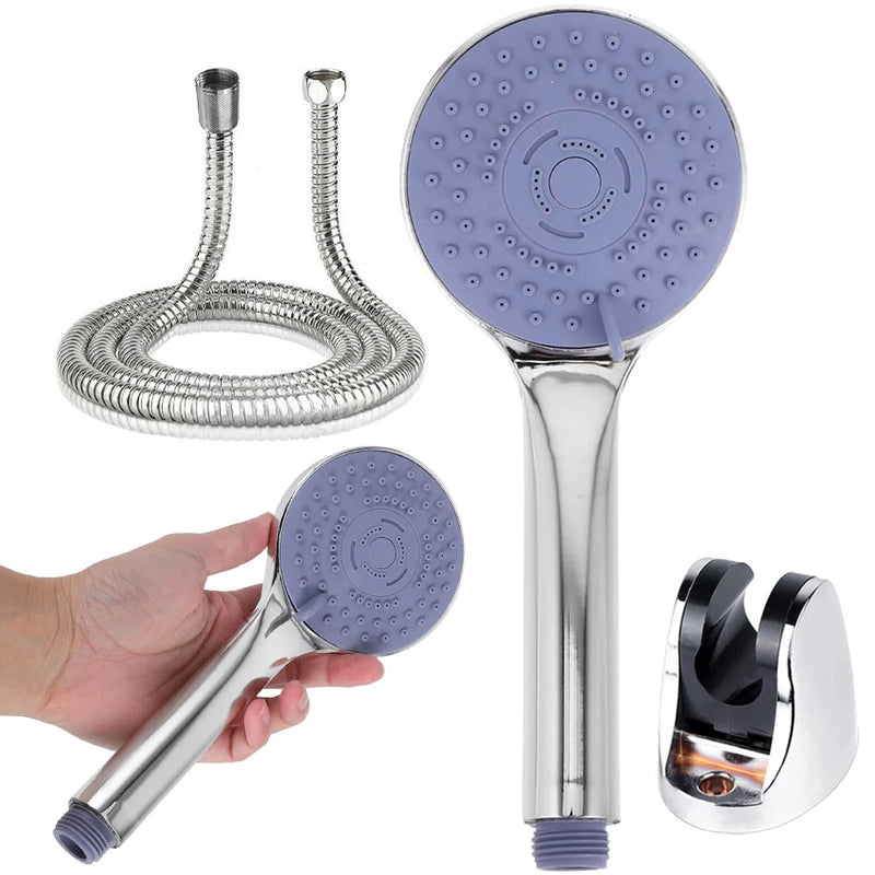 Pommeau de Douche Portable avec Flexible Inox 1,5 m