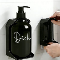 Distributeur de Savon Duo Mural Sans Perçage