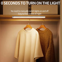 Réglette LED Sous Meuble à Détecteur de Mouvement Rechargeable 10 à 50 cm