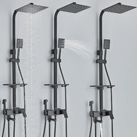 Colonne de Douche Carrée 3 ou 4 Voies avec Bec de Bain