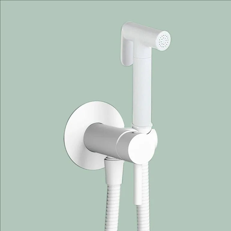 Douchette WC Mitigeur Laiton Eau Chaude et Froide, 8 Finitions