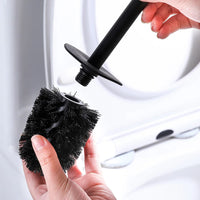 Brosse WC Ronde Inox avec Support, 7 Coloris