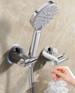 Support de Pomme de Douche 360° Auto-Adhésif à Ventouse