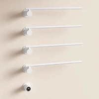 Sèche-Serviette Électrique Encastré 3 ou 4 Barres Rotatives Inox 50 cm