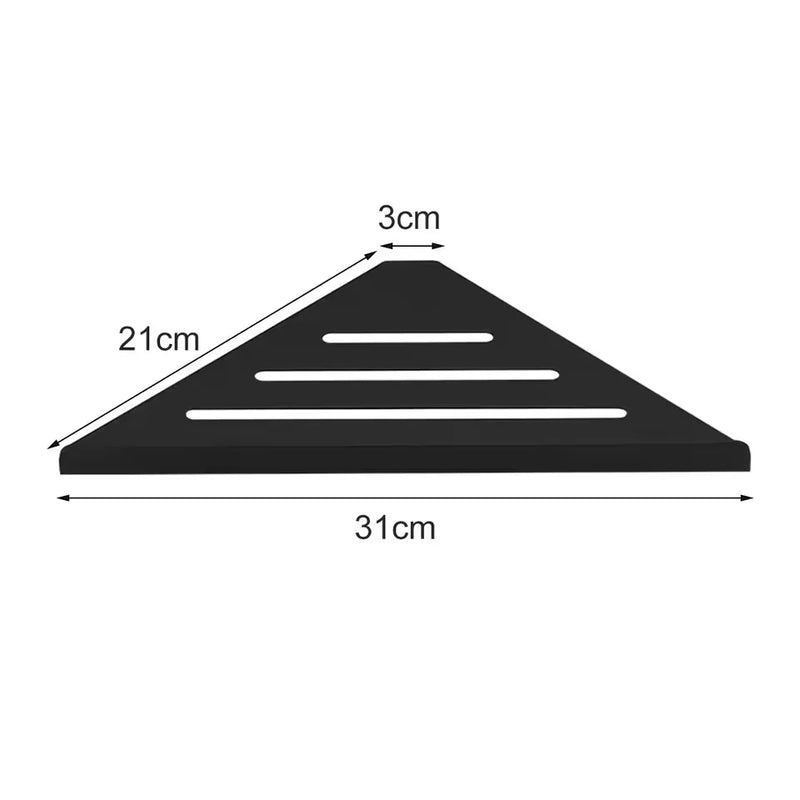 Étagère de Douche d'Angle en Inox 33,5 cm