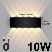 Applique Murale Rechargeable Haut et Bas avec Télécommande, 6 ou 10 W