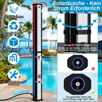 Douche Solaire Colonne 35, 40 ou 60 L avec Housse