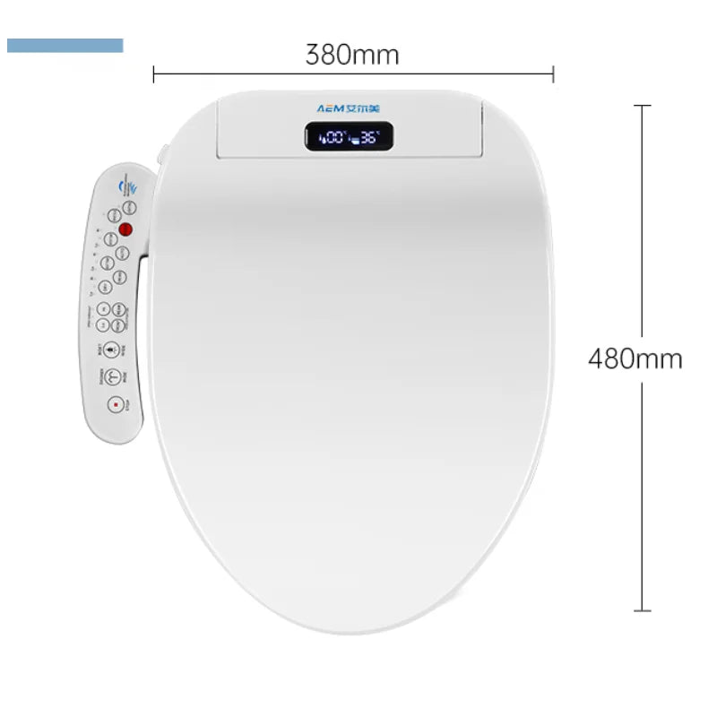 Abattant Japonais Intelligent Écran LCD et Veilleuse LED, 48 ou 51 cm