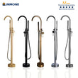 Robinet Baignoire sur Pied Autoportant avec Douchette, Hauteur 130 cm, 5 Finitions