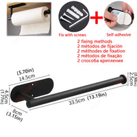 Accessoires Salle de Bain Adhésifs Sans Perçage Noir, Doré ou Argent à la Pièce, 24 Articles