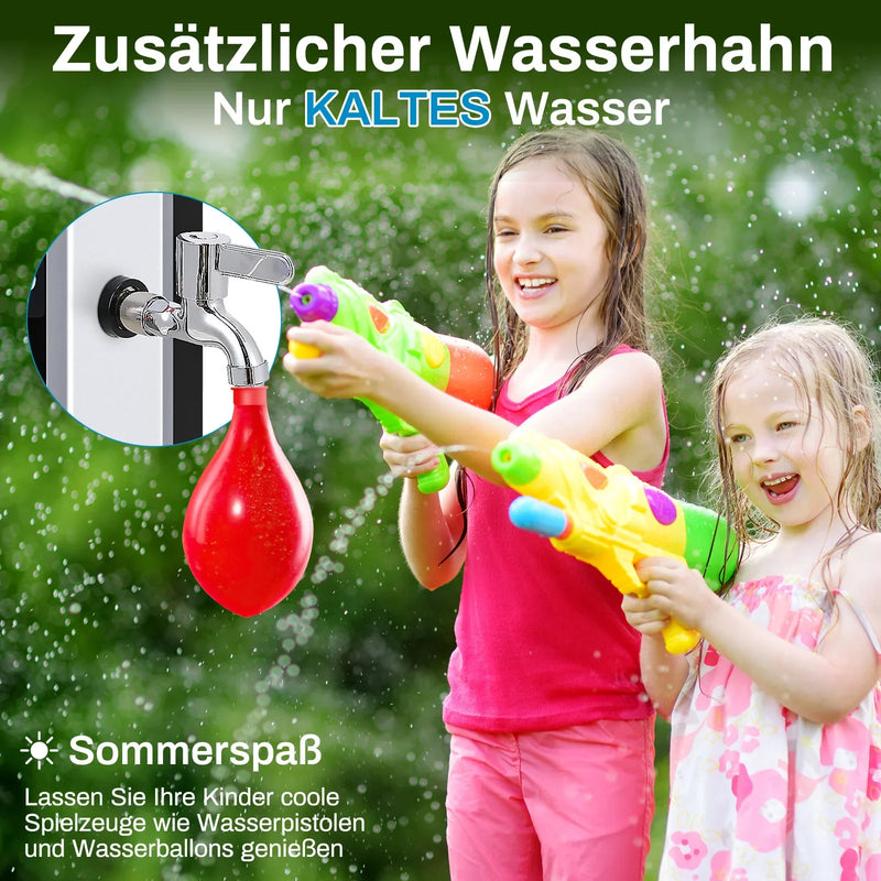 Douche Solaire Colonne 35, 40 ou 60 L avec Housse