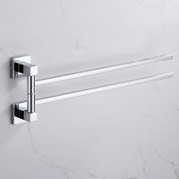 Porte-Serviette Pivotant Chromé en Inox, 2, 3 ou 4 Bras