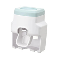Distributeur de Dentifrice Mural Automatique avec Porte-Brosses, 4 Coloris, 7,5 x 10 cm