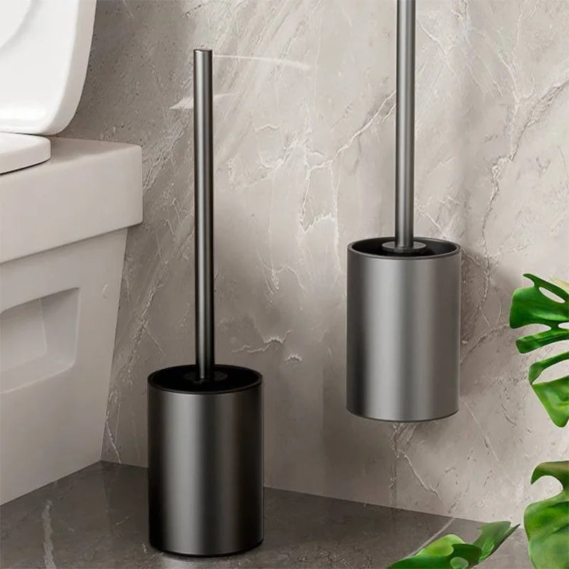 Brosse WC Murale et sur Pied en Aluminium
