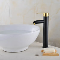 Mitigeur de Lavabo à Trou Unique en Acier Inoxydable