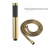Pommeau de Douche Cylindrique Inox, 9 Finitions, Seul ou avec Flexible
