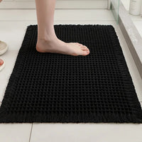 Tapis de Bain à Pompons Antidérapant Ultra Absorbant