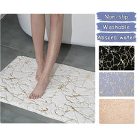 Tapis de Bain Fausse Fourrure Rectangulaire Antidérapant