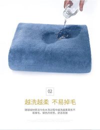 Serviette de Bain Jupe pour Homme à Poche, Microfibre Bleu ou Gris